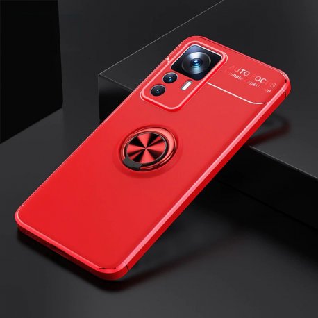Funda Xiaomi 12T y Pro Magnetica Roja. Compatible soporte imantado