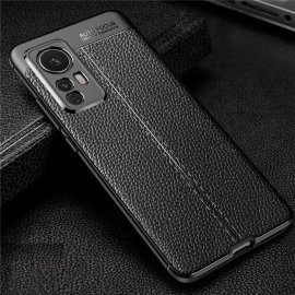 Funda Xiaomi 12T y Pro Silicona Cuero negra