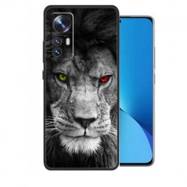 Funda Xiaomi 12T y Pro Silicona dibujo Leon brillante