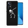 Funda Xiaomi 12T y Pro Silicona dibujo Rockero muerto