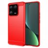 Funda Xiaomi 13 y Pro Gel Carbono 3D Roja