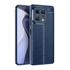Funda Xiaomi 13 y Pro Gel Cuero texturada Azul