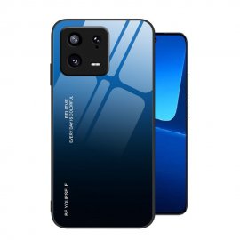 Carcasa Xiaomi 13 y Pro Trasera Cristal templado Azul