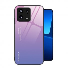 Carcasa Xiaomi 13 y Pro Trasera Cristal templado Lila