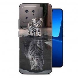 Funda silicona Xiaomi 13 y Pro Gato y Tigre