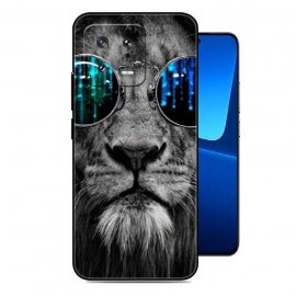 Funda silicona Xiaomi 13 y Pro Leon con gafas