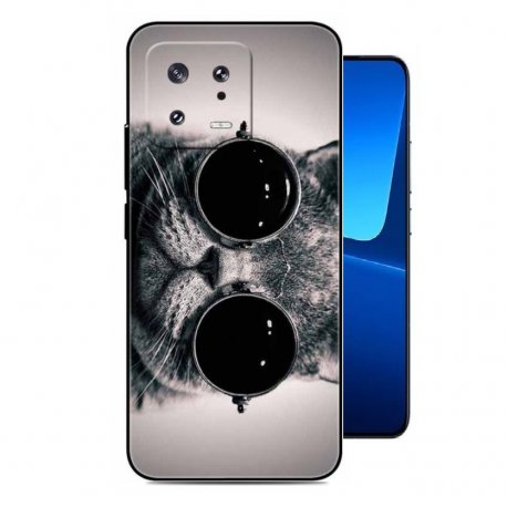Funda silicona Xiaomi 13 y Pro Gato cool