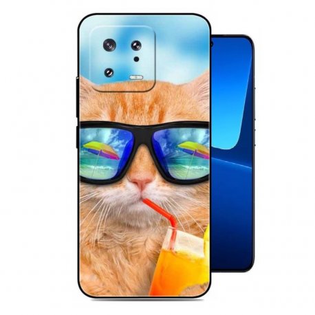 Funda silicona Xiaomi 13 y Pro Playero