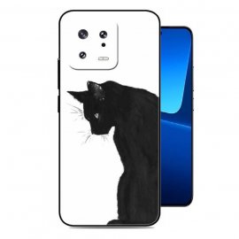 Funda silicona Xiaomi 13 y Pro Gato negro