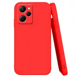 Funda sedosa Poco X5 Pro 5G Roja