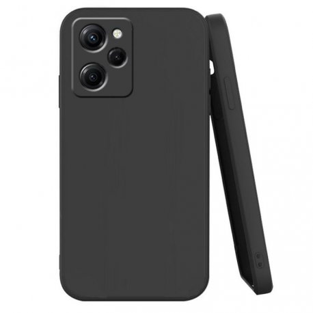 Funda sedosa Poco X5 Pro 5G Negra