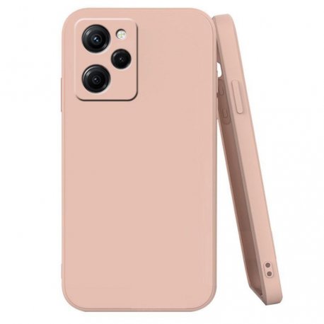 Funda sedosa Poco X5 Pro 5G Rosa