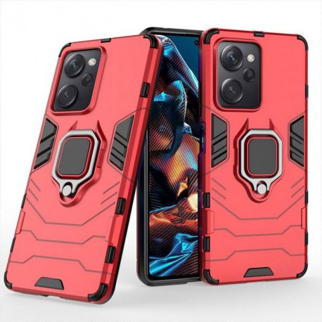Funda Poco X5 Pro 5G Anti Golpes Roja