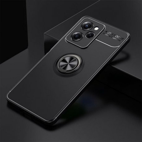 Funda Poco X5 Pro 5G Negra Magnetica con anilla