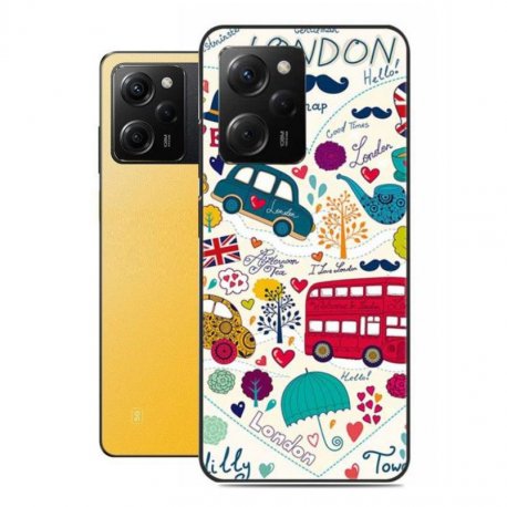 Funda Poco X5 Pro 5G Gel Dibujo London