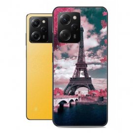 Funda Poco X5 Pro 5G Gel Dibujo Torre Eiffel