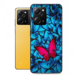 Funda Poco X5 Pro 5G Gel Dibujo Mariposa