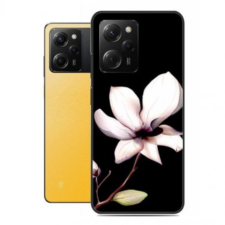 Funda Poco X5 Pro 5G Gel Dibujo Flor de Lys