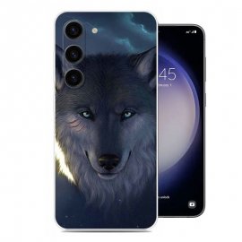 Funda Samsung Galaxy S23 o S23 Plus Gel Dibujo Lobo