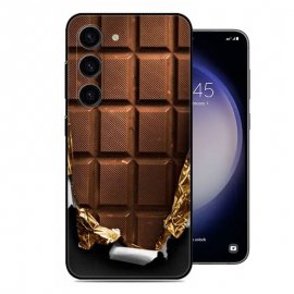 Funda Samsung Galaxy S23 o S23 Plus Gel Dibujo Chocolate