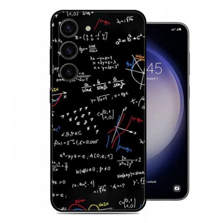 Funda Samsung Galaxy S23 o S23 Plus Gel Dibujo Formulas