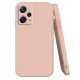 Funda silicona Redmi note 12 Pro con tacto sedoso rosa