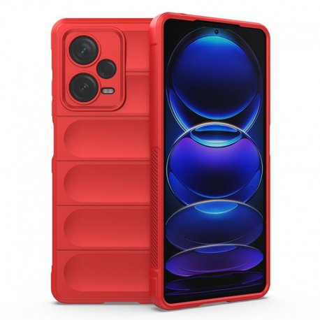 Funda Redmi note 12 Pro 5G Silicona Bubblegum Roja. Carcasa de diseño  premiado.