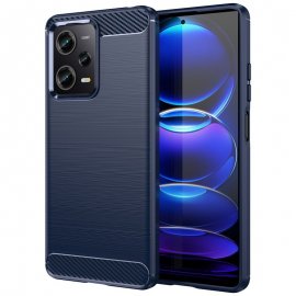 Funda Redmi Note 12 PRO Silicona Carbono Azul