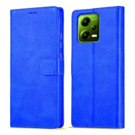 Funda Xiaomi Redmi Note 12 Pro libro Azul