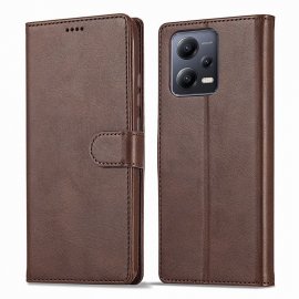Funda Xiaomi Redmi Note 12 Pro libro Marrón