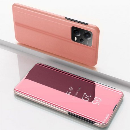 Funda con tapa Redmi Note 12 Pro Espejo Oro Rosa