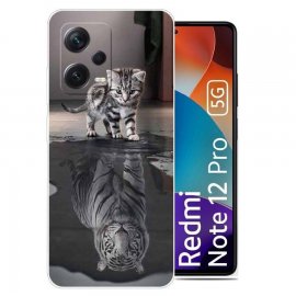Funda Xiaomi Redmi Note 12 Pro Felinos silicona