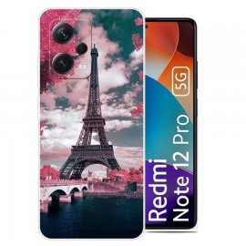 Funda Xiaomi Redmi Note 12 Pro Torre Eiffel silicona