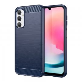 Funda Samsung Galaxy A54 5G Tpu Cepillada 3D Azul