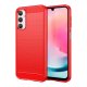 Funda Samsung Galaxy A54 5G Tpu Cepillada 3D Roja