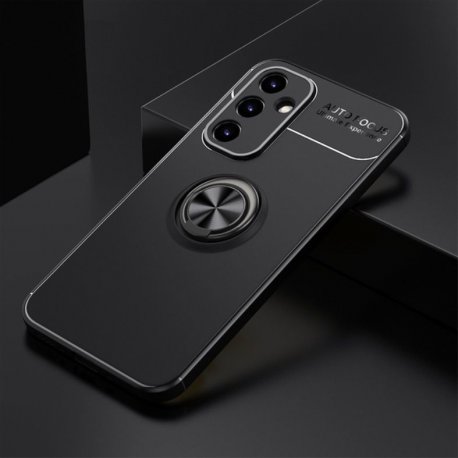 Funda Samsung Galaxy A54 silicona Anilla imantada Negra