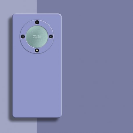 Funda Honor Magic5 Lite silicona Liquida lila