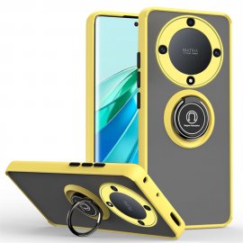 Funda Honor magic5 Lite Magnetica Hybrida Amarilla