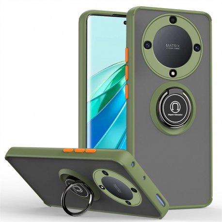 Funda Honor magic5 Lite Magnetica Hybrida Kaki