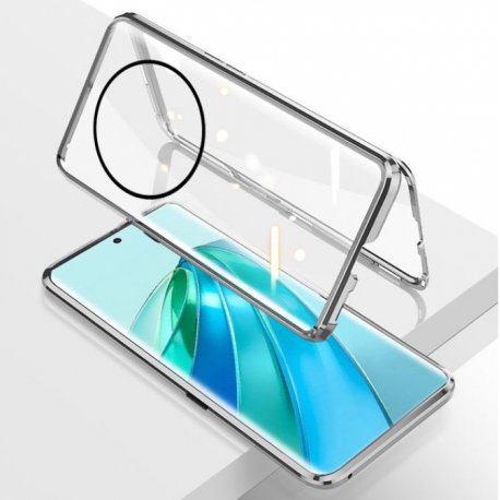 Funda Cubretodo Honor Magic5 Lite Aluminio Plateada