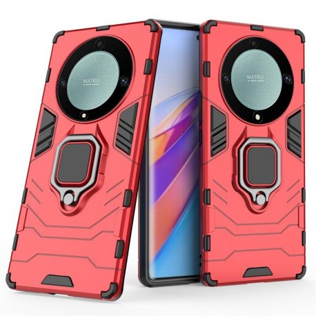 Funda Honor Magic5 Lite Shock Resistante Roja