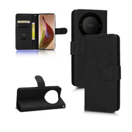 Funda Libro Honor Magic5 Lite cuero Soporte Negra