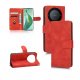 Funda Libro Honor Magic5 Lite cuero Soporte Roja
