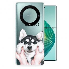 Funda Honor Magic5 Lite Gel Dibujo Husky
