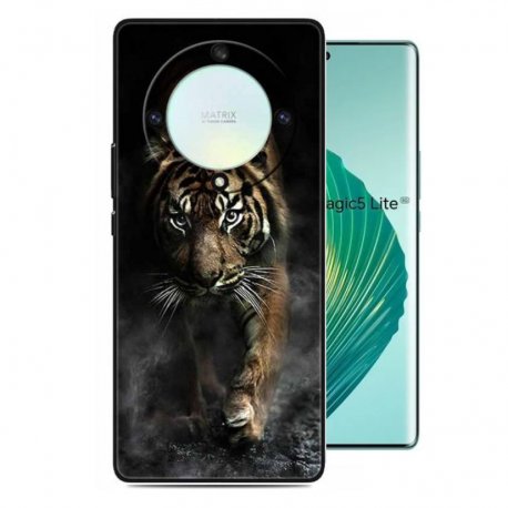Funda Honor Magic5 Lite Gel Dibujo Tigre
