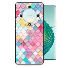 Funda Honor Magic5 Lite Gel Dibujo Cuadritos