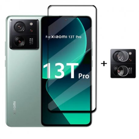 Cristal Templado Xiaomi 13T y Pro negro