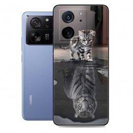 Funda silicona Xiaomi 13T y Pro Gato espejo