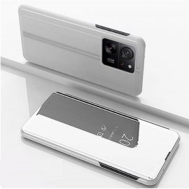 Funda con tapa Xiaomi 13T y Pro Espejo Gris plata