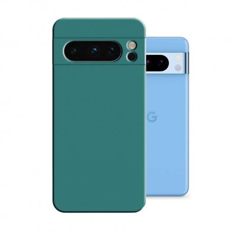 Funda Google Pixel 8 Pro Sedosa esmeralda